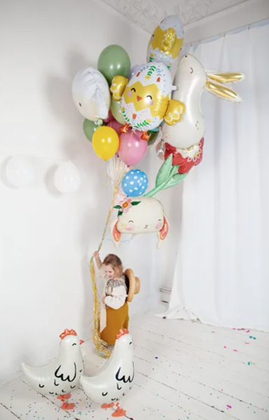 XL Folienballon Figur - Küken - 78.5 cm x 64.5 cm